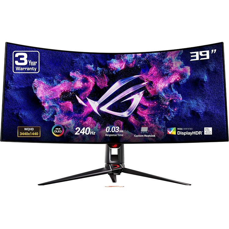خرید مانیتور Asus ROG Swift OLED PG39WCDM - کیفیت WQHD - سایز 39 اینچ